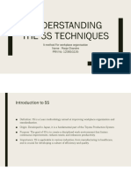 Understanding The 5S Techniques: A Method For Workplace Organisation Name: Pooja Chandre PRN No: 123B1G135