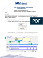 Cuentas Nacionales - Servicios de Terceros