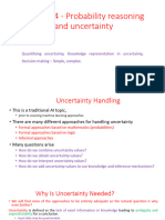 Module 4 - Probability Reasoning and Uncertainty