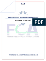 Fca FR Ican November 2023 Mock Questions