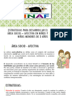 Estimulación Temprana Desarrollo Socio Afectivo Inaf