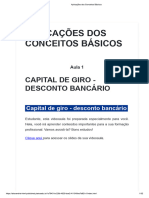 Aplicações Dos Conceitos Básicos