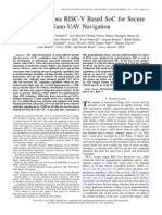 A Heterogeneous RISC-V Based SoC For Secure Nano-UAV Navigation