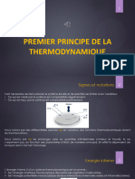 Premier Principe de La Thermodynamique - PDF A Imprimer