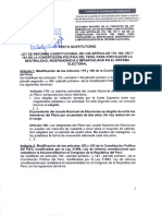 Texto Sustitutorio Sobre Modificación de Elección Del Presidente Del JNE