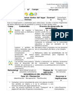 6to Grado Octubre 01 Disfrutemos Textos Del Lugar Donde Vivimos 2023 2024