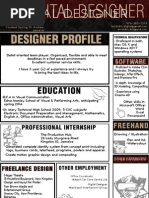 Digital Design Resume