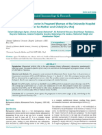 Profile of Rheumatoid Factor in Pregnant Women at The University Hospital Center For Mother and Child (Chu-Me)