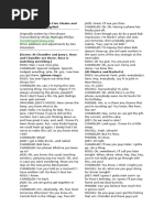 Originally Written by Chris Brown Transcribed by Mindy Mattingly Phillips Minor Additions and Adjustments by Dan Silverstein