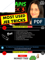 Jee Mains Most Used Tricks #3