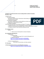 1st Quarter Lesson 17 Describe The Effect of Size of Solid Particles in Mixture Formation