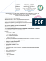 Programme Cérémonie Diplomation