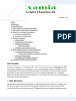 Socialscienceial Scienc-Electoral Politics Simple Easy Notes For Class 9th