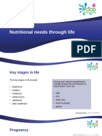 Nutritional Needs Through Life PPT 1416he