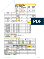 Paint Calculation - Jacking Frame