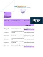 Testcase Id Description/Summary Pre-Requisites