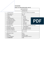 Technical Specifications For Vessel