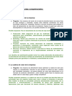 Ejemplos de Preguntas Competenciales:: 4. Áreas Funcionales de La Empresa