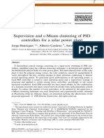 Supervision and C-Means Clustering of PID Controllers For A Solar Power Plant