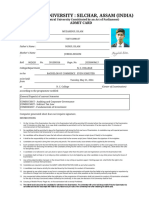 Admit Card 6th Semester