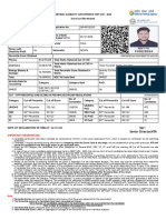 Neet - Ntaonline.in Frontend Web Re-Revised25july-Scorecard Score-Card