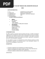 Comision de Plan de Trabajo Del Municipio Escolar