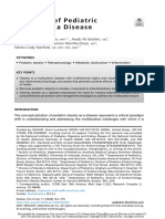 Overviewofpediatric Obesityasadisease