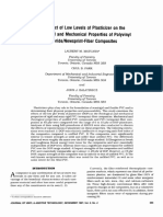 The Effect of Low Levels of Plasticizer