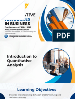 01 Introduction To Quantitative Analysis