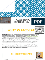 Algebraic Expression