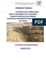 Estudio Hidraulica - Llumchipampa