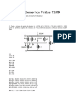 Lista 2 Elementos Finitos