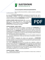 CONTRATO Locação de Equipamentos Modelo - Sem Motorista, Combustivel e Manutenção