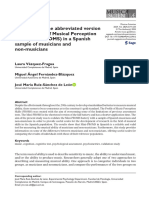 Vazquez Fragua Et Al 2024 Validation of The Abbreviated Version of The Profile of Musical Perception Skills (Mini