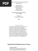 Seleccion y Contratacion de La Fuerza de Venta