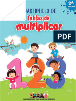 Cuadernillo de Las Tablas de Multiplicar