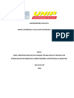 PIM 3 Reestruturação Do Parque Tecnológico e Projeto de Interligação de Redes de Computadores - Estrategias e Desafios