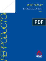 1-Especificaciones de Nutrición - Ross 308 AP - Reproductoras