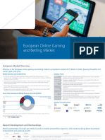 European Online Gaming and Betting Market August 2024