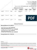 Account Statement