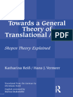 e888pi-Katharina Reiss, Hans J Vermeer - Towards a General Theory of Translational Action - Skopos Theor拷貝