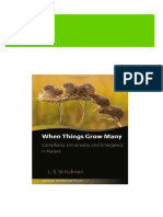 Instant Download When Things Grow Many: Complexity, Universality and Emergence in Nature 1st Edition Lawrence S. Schulman PDF All Chapter