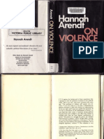 Hannah Arendt-On Violence (Part)