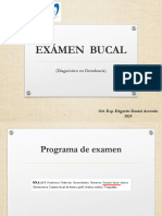 Examen Bucal - Estudio de Los Modelos 2024