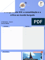 O Longo Século XIX: A Consolidação e A Crítica Ao Mundo Burguês