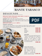 Restaurante Tarasco: Desayunos