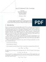 The Equations of Conformal Cyclic Cosmology