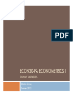 Lecture 5 Dummy Variable