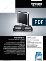 Especificaciones Panasonic Cf19