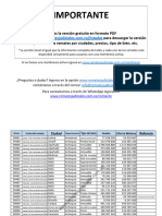 Listado Gratis de Remates Judiciales en Colombia Semana 44 de 2024